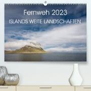 Fernweh 2023 ¿ Islands weite Landschaften (Premium, hochwertiger DIN A2 Wandkalender 2023, Kunstdruck in Hochglanz)