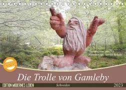 Die Trolle von Gamleby - Schweden - Skulpturen von Jan Pol (Tischkalender 2023 DIN A5 quer)
