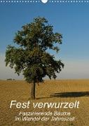 Fest verwurzelt - Faszinierende Bäume im Wandel der Jahreszeit (Wandkalender 2023 DIN A3 hoch)