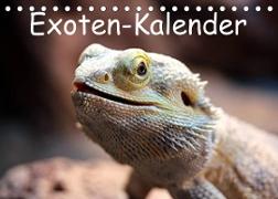 Exoten-Kalender (Tischkalender 2023 DIN A5 quer)