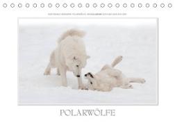 Emotionale Momente: Polarwölfe. / CH-Version (Tischkalender 2023 DIN A5 quer)