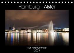 Hamburg - Alster (Tischkalender 2023 DIN A5 quer)