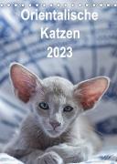 Orientalische Katzen 2023 (Tischkalender 2023 DIN A5 hoch)