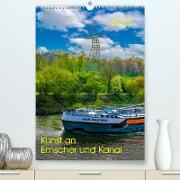 Kunst an Emscher und Kanal (Premium, hochwertiger DIN A2 Wandkalender 2023, Kunstdruck in Hochglanz)
