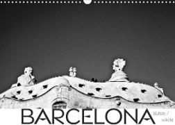 BARCELONA [black/white] (Wandkalender 2023 DIN A3 quer)