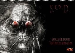 S.O.D. - Skulls Of Death Vol. II - Totenkopf Artworks (Wandkalender 2023 DIN A2 quer)