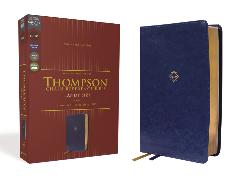 NKJV, Thompson Chain-Reference Bible, Handy Size, Leathersoft, Navy, Red Letter, Comfort Print