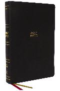 NKJV Holy Bible, Super Giant Print Reference Bible, Black Genuine Leather, 43,000 Cross References, Red Letter, Thumb Indexed, Comfort Print: New King James Version