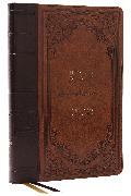 KJV Holy Bible: Giant Print Thinline, Brown Leathersoft, Red Letter, Comfort Print: King James Version (Vintage)