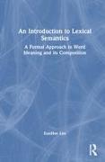 An Introduction to Lexical Semantics