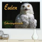 Eulen (Premium, hochwertiger DIN A2 Wandkalender 2023, Kunstdruck in Hochglanz)
