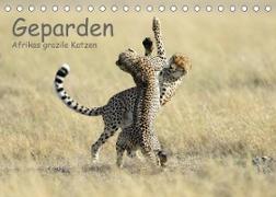 Geparden - Afrikas grazile Katzen (Tischkalender 2023 DIN A5 quer)