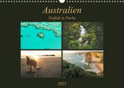 Australien - Farbige VielfaltCH-Version (Wandkalender 2023 DIN A3 quer)