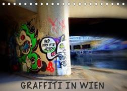 Graffiti in Wien (Tischkalender 2023 DIN A5 quer)