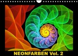 Neonfarben Vol. 2 / CH-Version (Wandkalender 2023 DIN A4 quer)