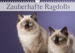 Zauberhafte Ragdolls / Geburtstagskalender (Wandkalender 2023 DIN A4 quer)