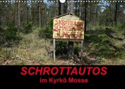 Schrottautos im Kyrkö Mosse (Wandkalender 2023 DIN A3 quer)