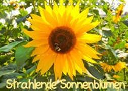 Strahlende Sonnenblumen / CH - Version (Tischkalender 2023 DIN A5 quer)