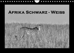 Afrika Schwarz - Weiss (Wandkalender 2023 DIN A4 quer)