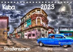 Kuba - Straßenszenen (Tischkalender 2023 DIN A5 quer)