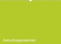 Bastel-Geburtstagskalender grün / Geburtstagskalender (Wandkalender 2023 DIN A3 quer)
