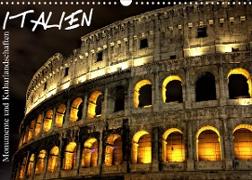 Italien - Monumente und Kulturlandschaften (Wandkalender 2023 DIN A3 quer)