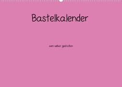 Bastelkalender - Pink (Wandkalender 2023 DIN A2 quer)
