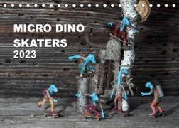 Micro Dino Skaters 2023 (Tischkalender 2023 DIN A5 quer)