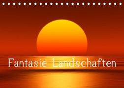 Fantasie Landschaften (Tischkalender 2023 DIN A5 quer)