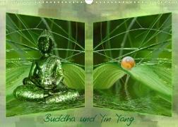 Buddha und Yin Yang (Wandkalender 2023 DIN A3 quer)
