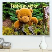 Teddys in AktionCH-Version (Premium, hochwertiger DIN A2 Wandkalender 2023, Kunstdruck in Hochglanz)