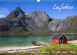 Lofoten - Norwegen zwischen Bergen und Meer (Wandkalender 2023 DIN A3 quer)