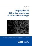 Application of diffractive lens arrays in confocal microscopy