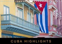 Cuba Highlights (Wandkalender 2023 DIN A4 quer)