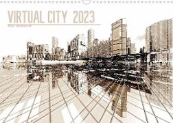 VIRTUAL CITY 2023 CH-Version (Wandkalender 2023 DIN A3 quer)