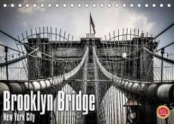 Brooklyn Bridge - New York City (Tischkalender 2023 DIN A5 quer)