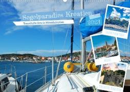 Segelparadies Kroatien (Wandkalender 2023 DIN A2 quer)