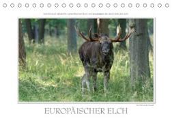 Emotionale Momente: Europäischer Elch. (Tischkalender 2023 DIN A5 quer)