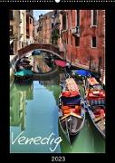 Venedig (Wandkalender 2023 DIN A2 hoch)