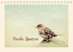 Freche Spatzen (Tischkalender 2023 DIN A5 quer)