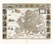 Historische Karte: Europa (1635) 1657 [gerollt]