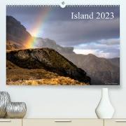 Island 2023 (Premium, hochwertiger DIN A2 Wandkalender 2023, Kunstdruck in Hochglanz)