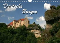 Deutsche Burgen (Wandkalender 2023 DIN A4 quer)