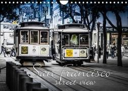 San Francisco - street view (Wandkalender 2023 DIN A4 quer)