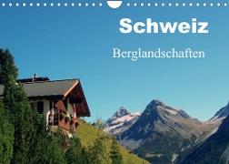 Schweiz - Berglandschaften (Wandkalender 2023 DIN A4 quer)