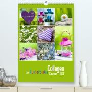 Der kunterbunte Collagen Kalender (Premium, hochwertiger DIN A2 Wandkalender 2023, Kunstdruck in Hochglanz)