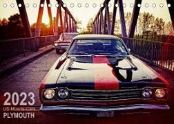 US-Muscle-Cars - Plymouth (Tischkalender 2023 DIN A5 quer)