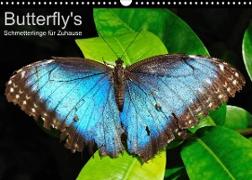 Butterfly's - Schmetterlinge für Zuhause (Wandkalender 2023 DIN A3 quer)