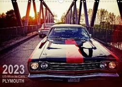 US-Muscle-Cars - Plymouth (Wandkalender 2023 DIN A3 quer)