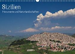 Sizilien - Monumente und Naturlandschaften (Wandkalender 2023 DIN A3 quer)